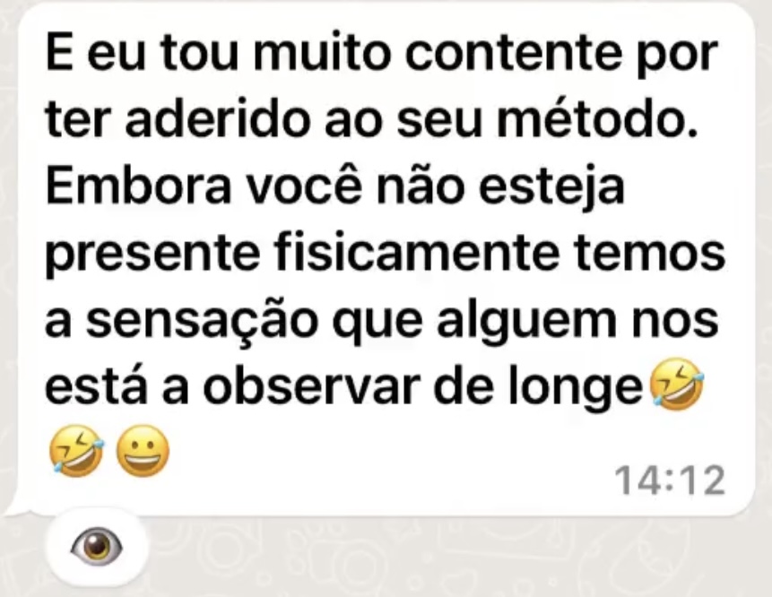 Depoimento de aluna